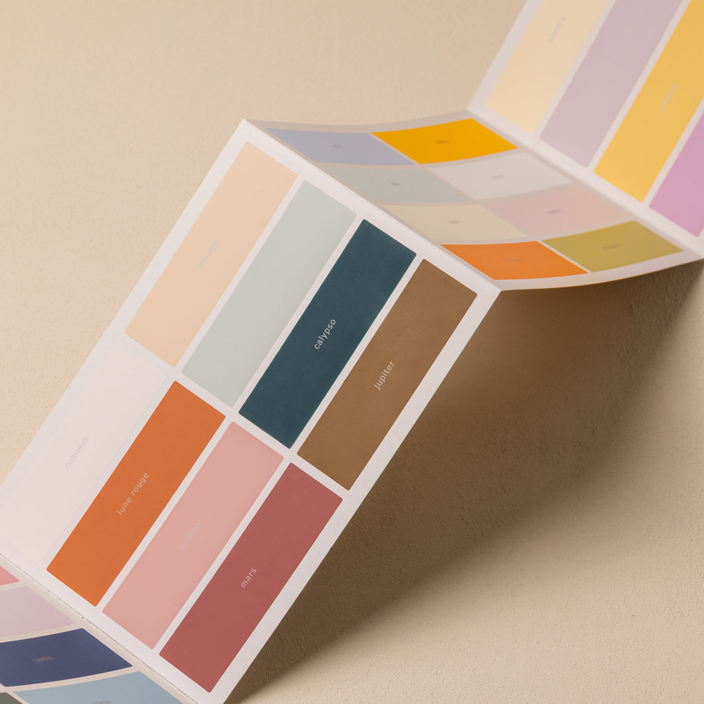 Ciel colour chart